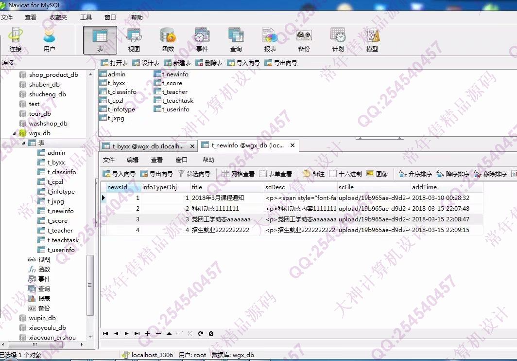计算机源码设计实例-891大神JSP_SSM_Bootstrap网工系网站设计截图