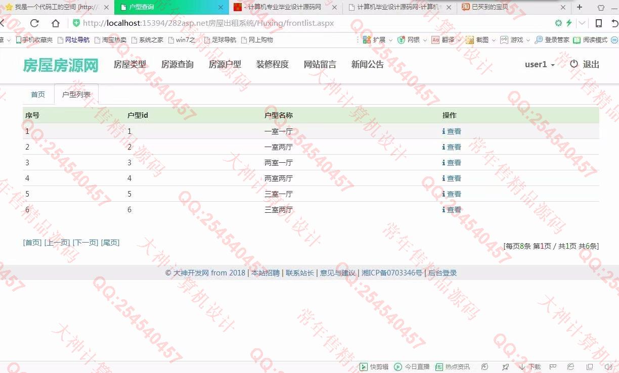 计算机源码设计实例-911大神asp.net房屋出租房源网响应式网站设计截图