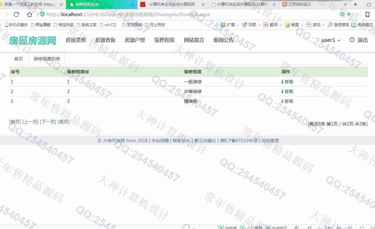 计算机源码设计实例-911大神asp.net房屋出租房源网响应式网站设计截图