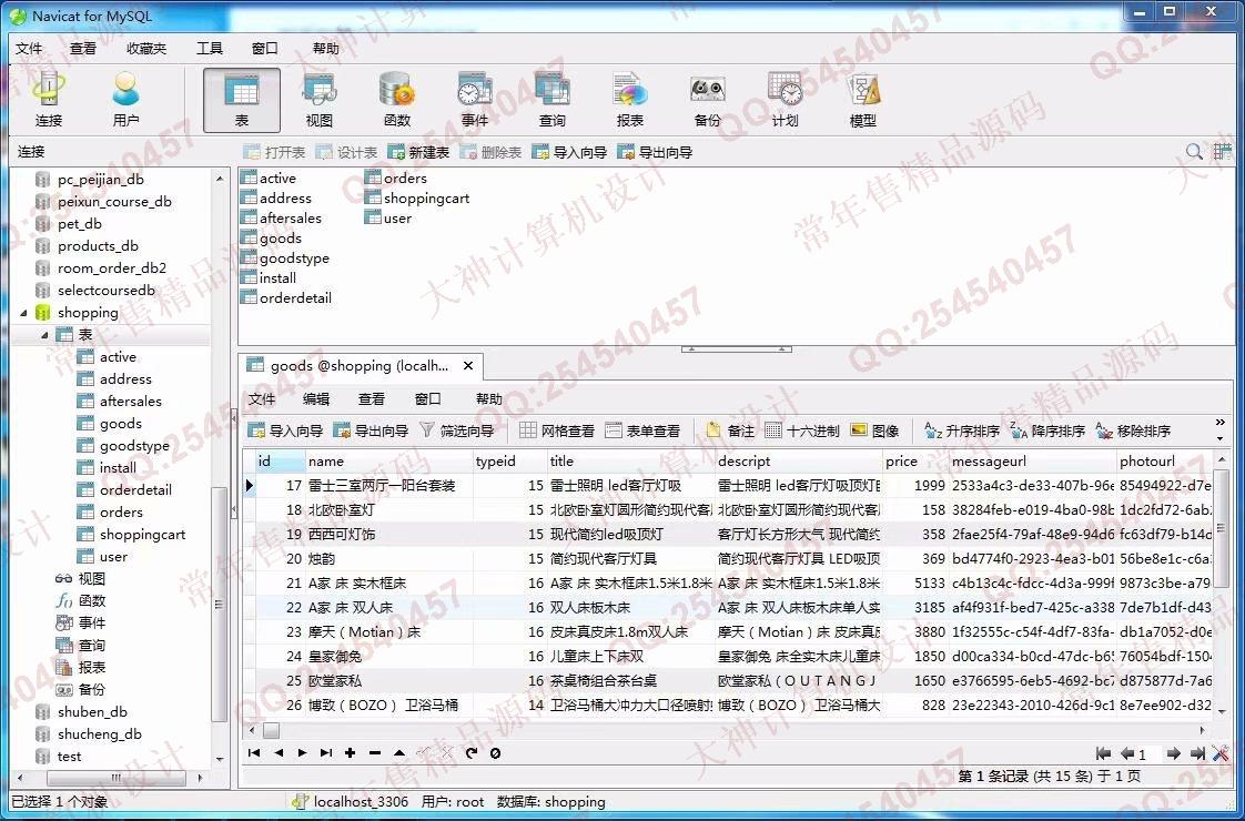 计算机源码设计实例-953JSP基于SSM家居产品订购推广服务网站【定制】截图
