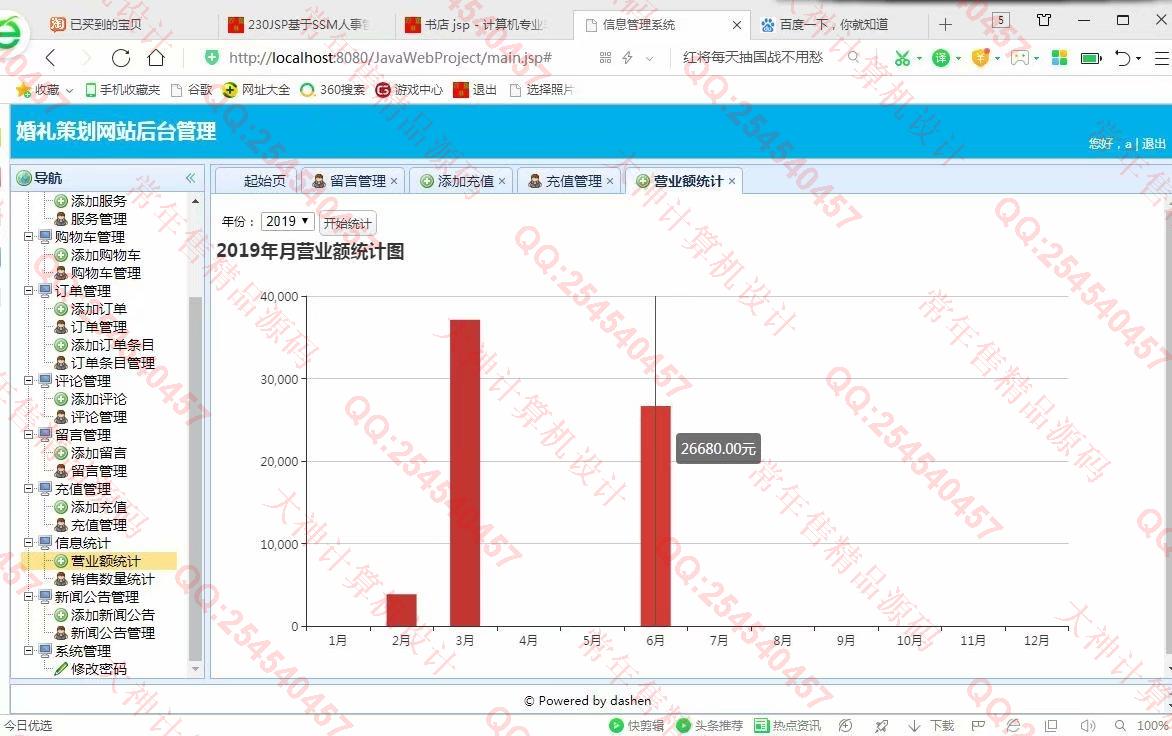 计算机源码设计实例-993大神JSP基于SSM婚礼策划网站设计截图