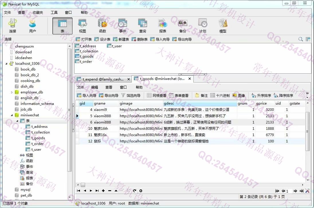 计算机源码设计实例-1061基于微信小程序的校园二手商品交易平台设计截图