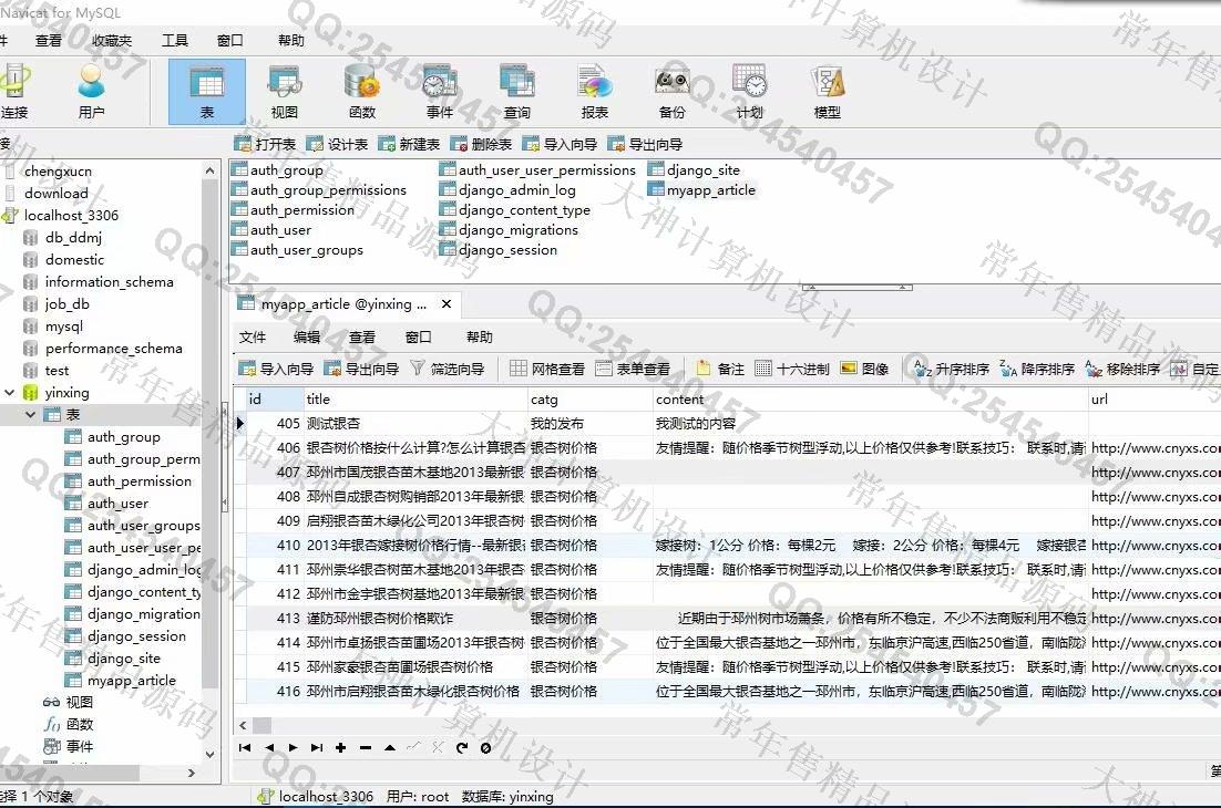 计算机源码设计实例-1070基于Scrapy框架中国银杏网爬虫数据展示网站设计截图