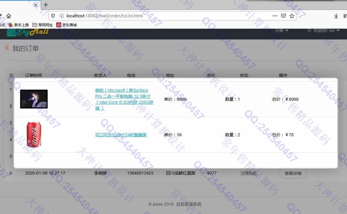 计算机源码设计实例-1086基于SpringBoot+Layui在线电子商城购物网站设计截图