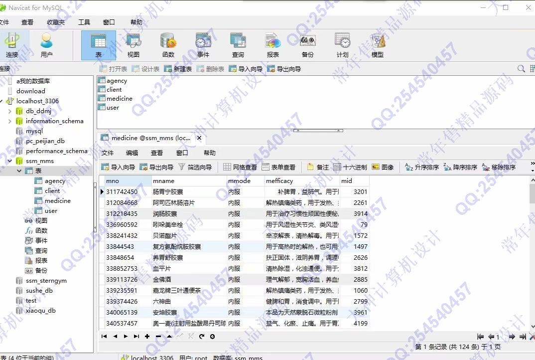 计算机源码设计实例-1100JSP基于SSM医药信息管理系统截图