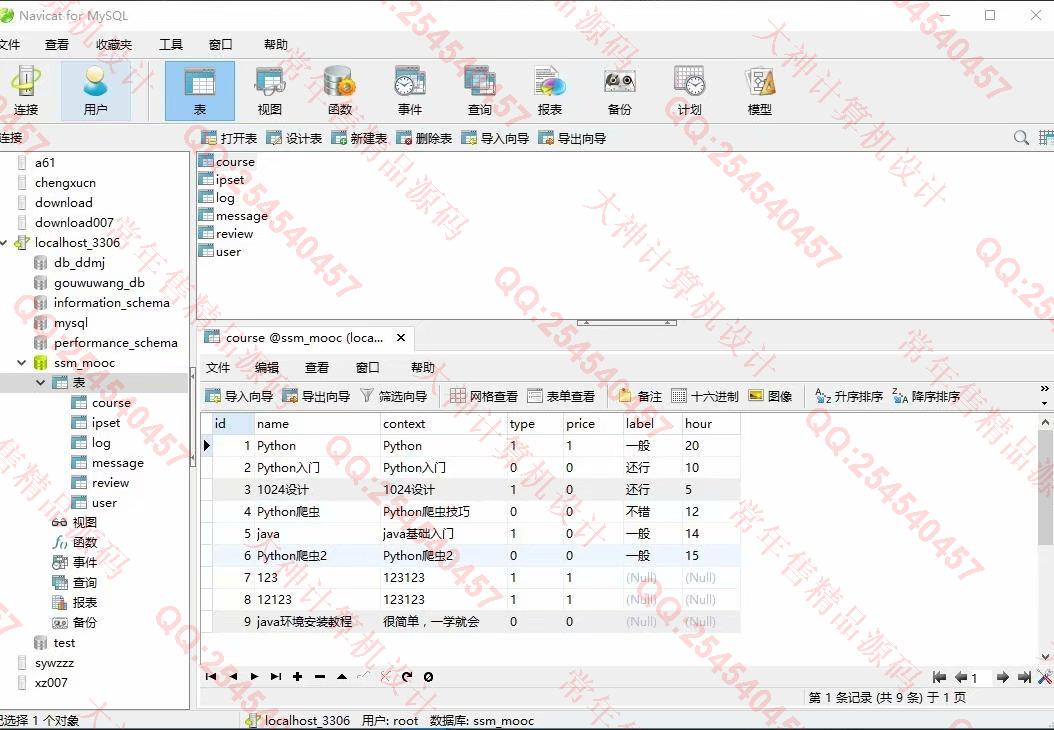 计算机源码设计实例-1150基于Spring+mybatis的SSM仿慕课网在线视频教育网站设计截图