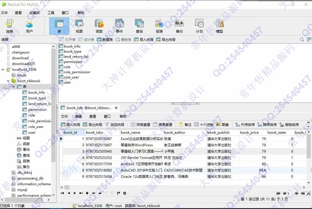 计算机源码设计实例-1184基于Springboot+mybatis图书管理系统设计截图