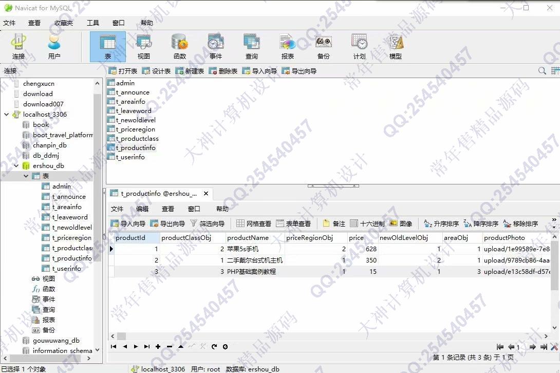 计算机源码设计实例-1199大神微信小程序校园二手交易跳蚤市场设计后端SSM截图