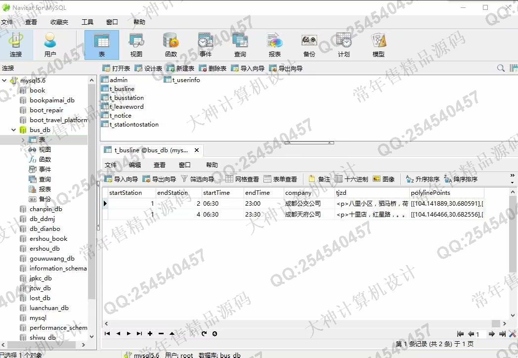 计算机源码设计实例-1200大神JSP基于SSM城市公交查询系统设计截图