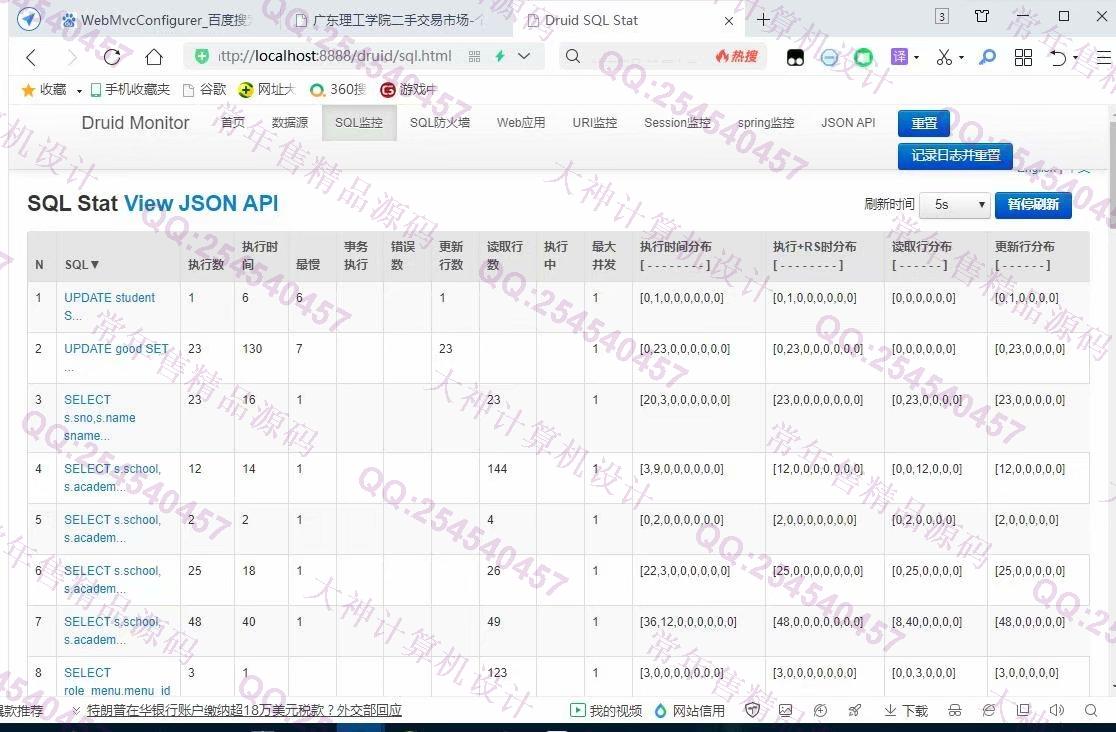 计算机源码设计实例-1252基于SpringBoot+Mybatis的校园二手交易跳蚤市场设计截图