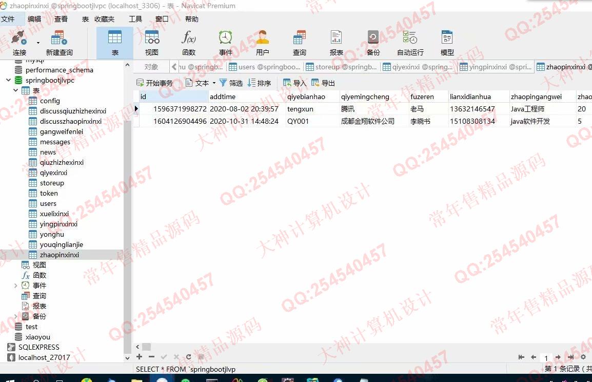 Դʵ-1255Vue+SpringbootУ԰ְƸϵͳƽͼ