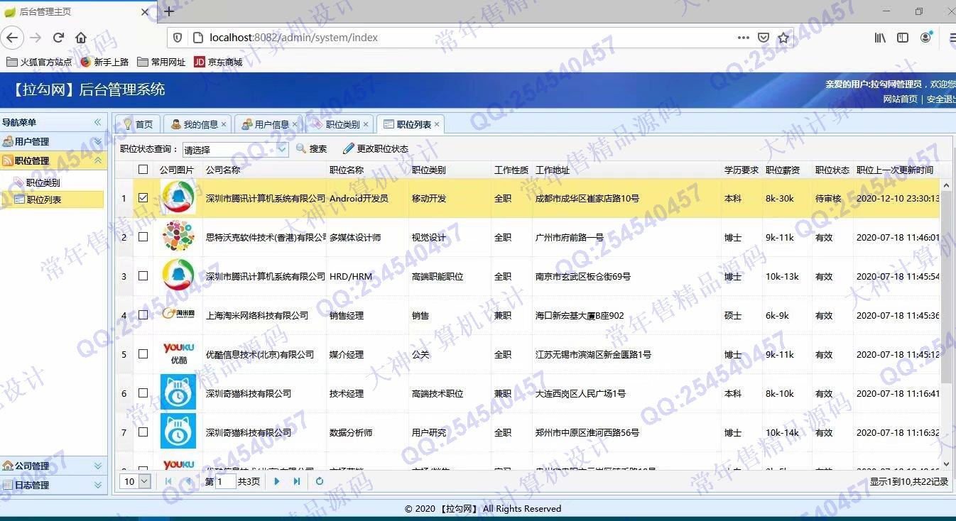 Դʵ-1262Springboot+FreeMarker+JPAְƸְվƽͼ