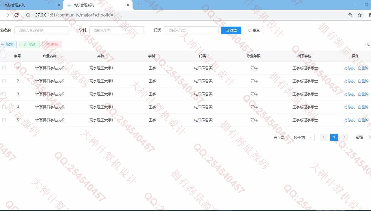 Դʵ-1291Springboot+Vue߿ԺУѯϵͳƽͼ