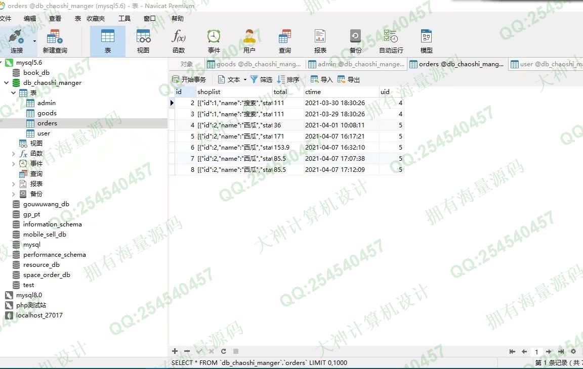 计算机源码设计实例-1302基于Springboot+Vue超市销售管理系统设计截图