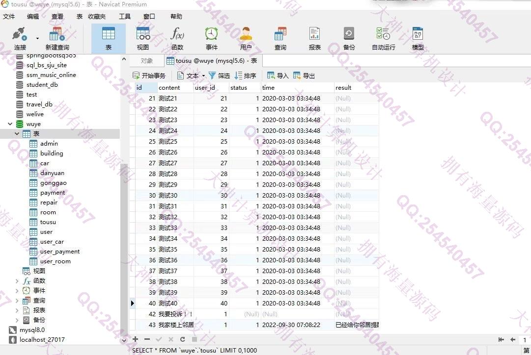 计算机源码设计实例-1368基于Springboot+LayUI前后端分离小区物业管理系统截图