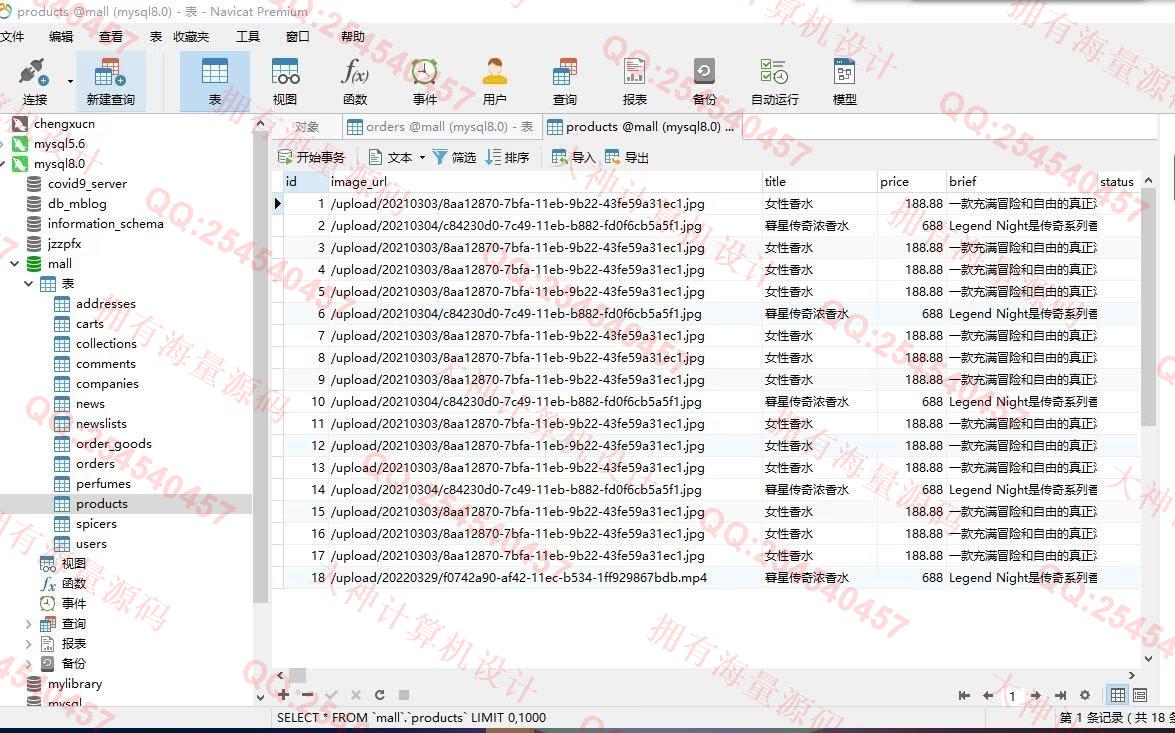 计算机源码设计实例-1381基于nodejs+vue+mysql在线化妆品购物商城网站设计带文档截图