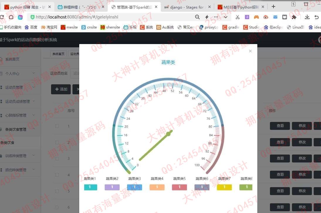 计算机源码设计实例-1442基于Spark的运动员大数据分析系统设计截图