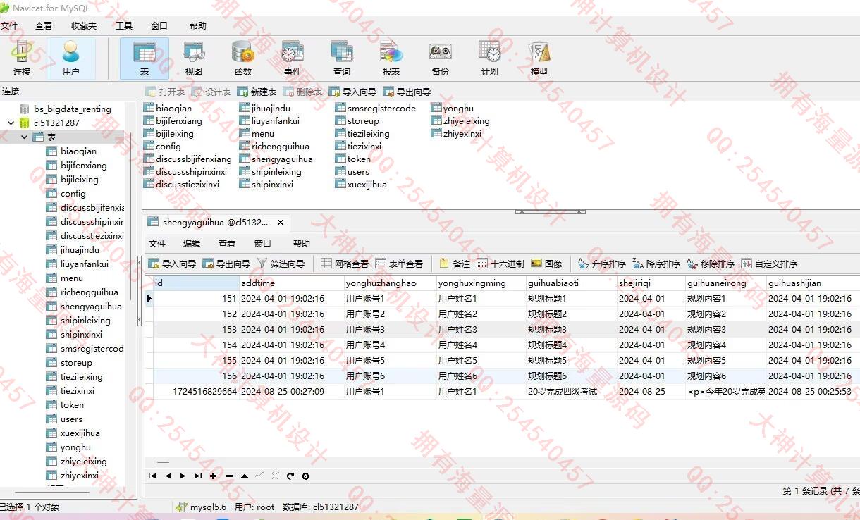 计算机源码设计实例-1477基于Springboot+uniapp的兴趣规划系统app设计截图