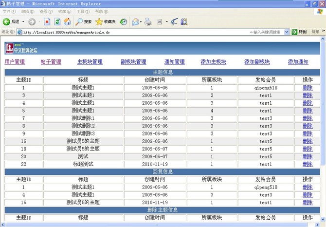 jsp在线论坛系统 - 双鱼林程序设计 - 双鱼林的博客 计算机源码设计实例-jsp在线论坛系统截图