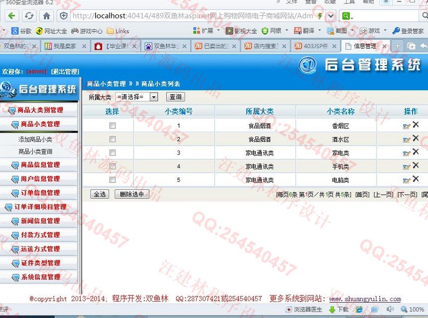 计算机源码设计实例-489大神asp.net网上购物网络电子商城网站截图
