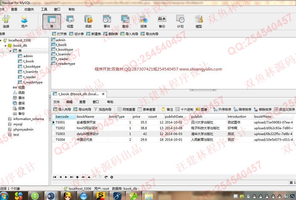 计算机源码设计实例-533大神SpringMVC图书信息管理系统截图