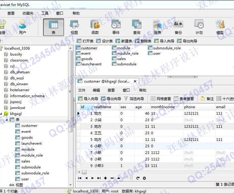 计算机源码设计实例-626JSP客户关系管理系统截图