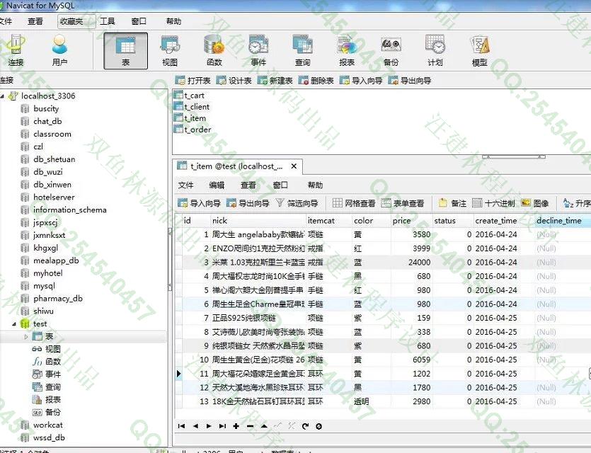 计算机源码设计实例-628JSP基于Bootstrap_Spring_Ibatis珠宝购物网站截图