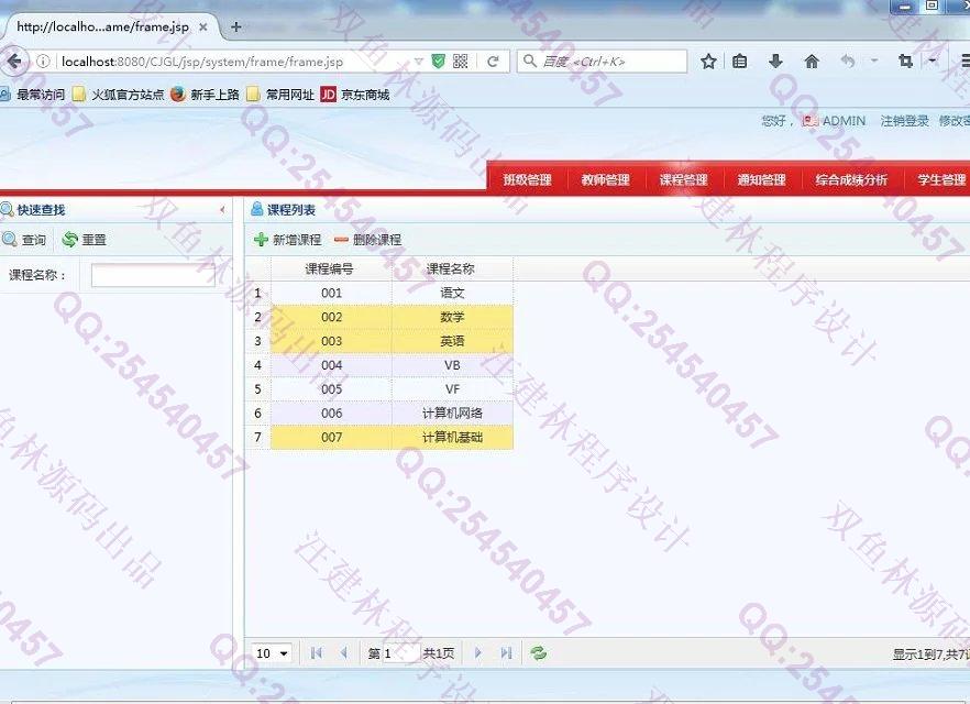 计算机源码设计实例-639Struts2_Ibatis_EasyUI学生成绩分析评价系统截图