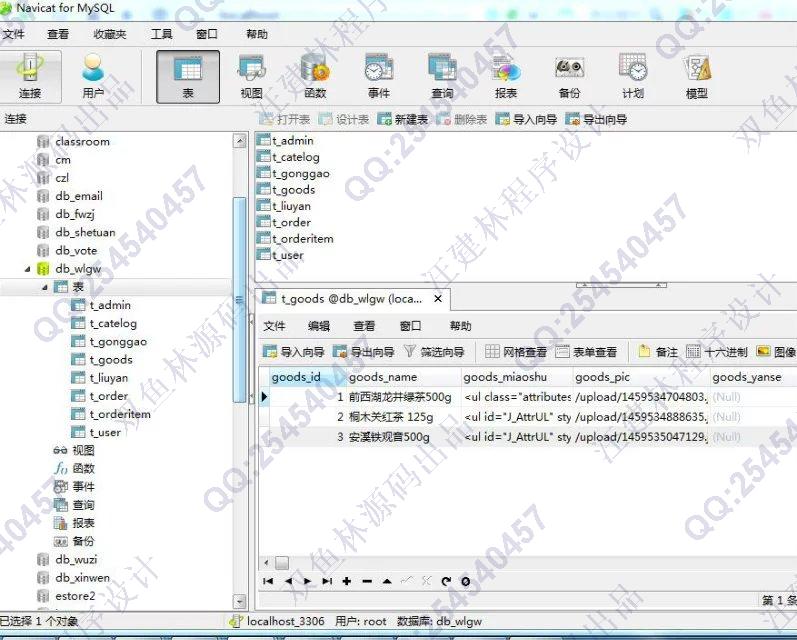 计算机源码设计实例-652JSP基于SSH2茶叶销售系统截图