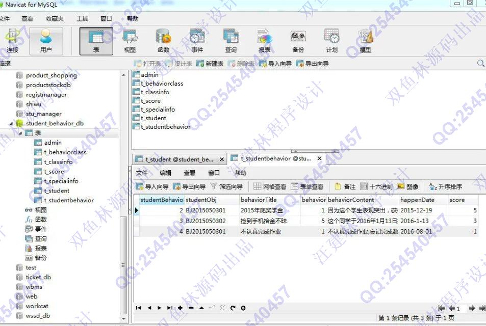 计算机源码设计实例-661大神SSH2大学生综合情况管理系统截图