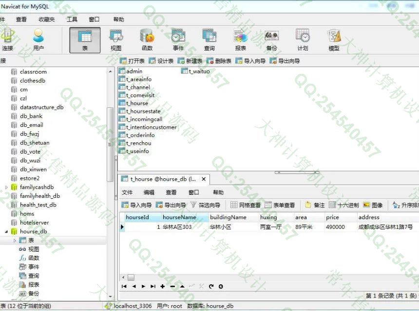 计算机源码设计实例-678大神SSH2房地产信息管理系统截图