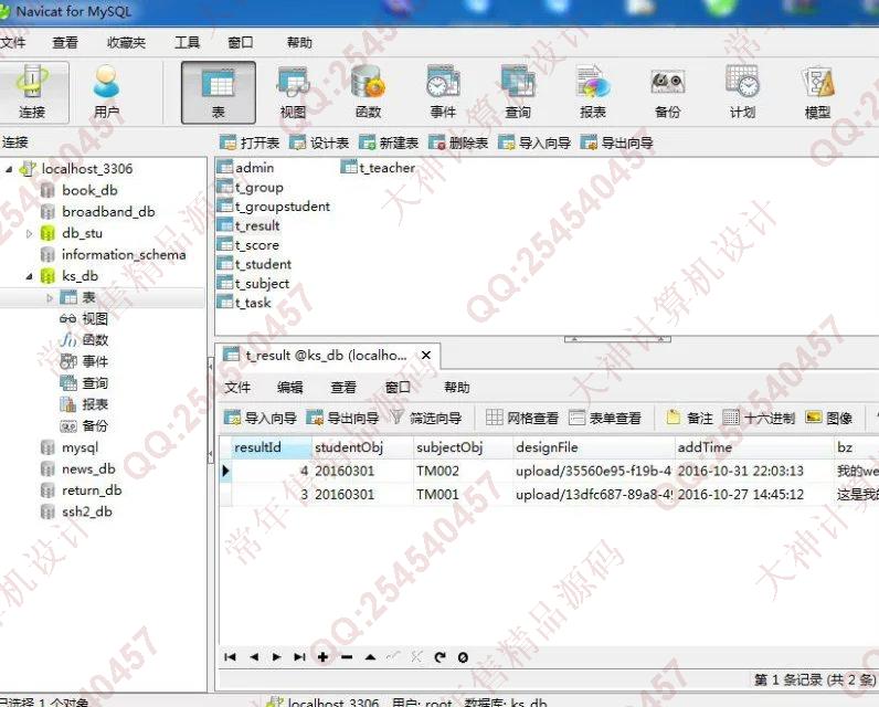 计算机源码设计实例-693大神SSH2_EasyUI课程设计系统截图