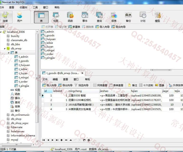 计算机源码设计实例-714Java基于SSH2校园二手网站设计截图