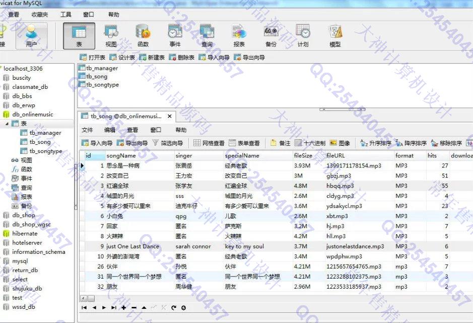 计算机源码设计实例-716JSP基于Struts在线音乐播放网站截图