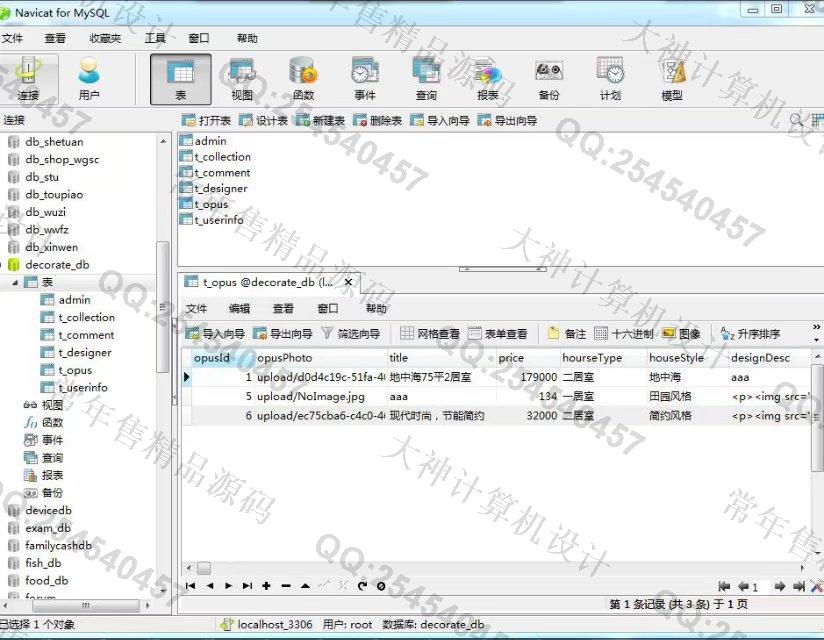 计算机源码设计实例-781大神JSP_SSH2_EasyUI室内装修网站设计截图