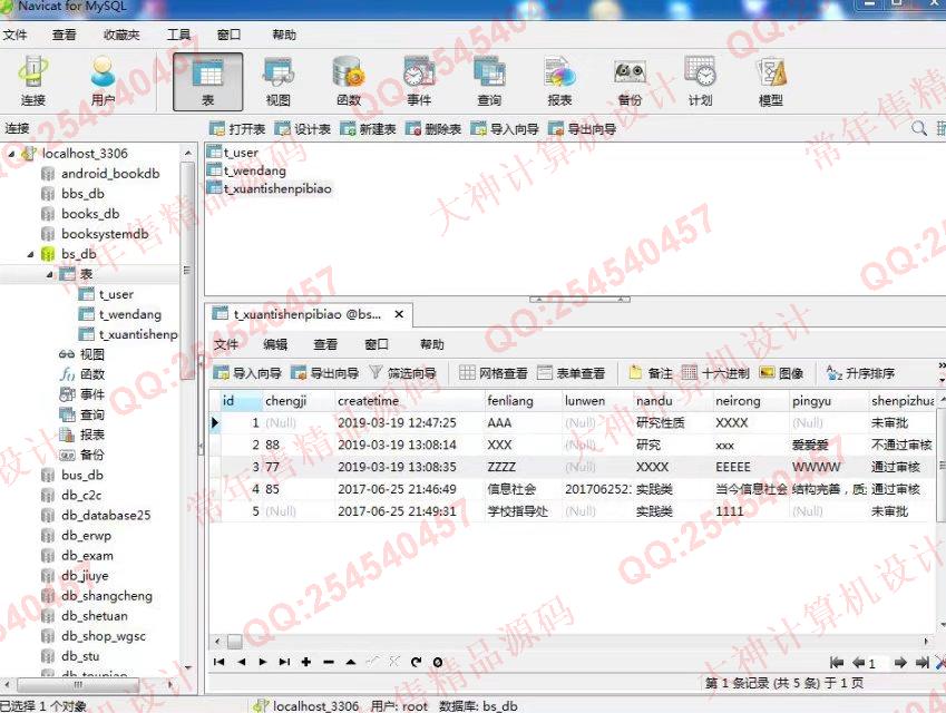 计算机源码设计实例-813JSP_SSH2高校毕业设计选题管理系统截图
