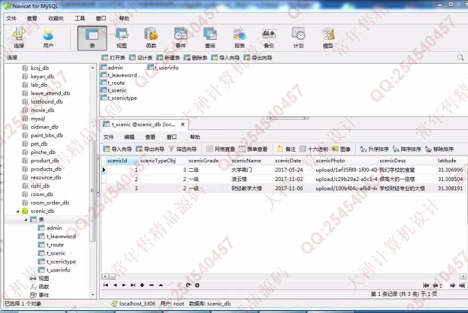 计算机源码设计实例-843大神HTML5_Bootstrap_SSM校园导游咨询网截图