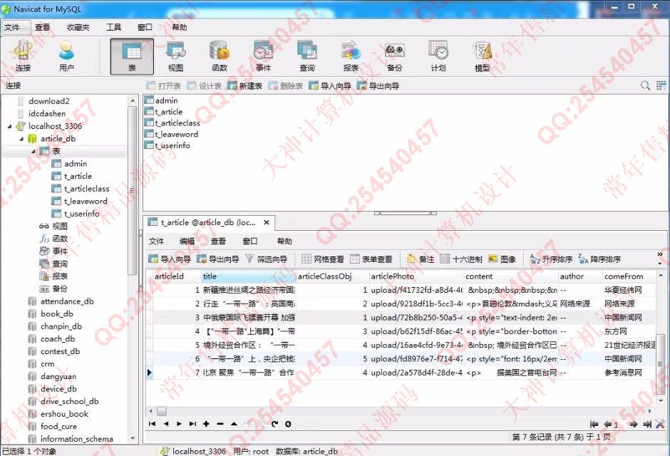 计算机源码设计实例-847大神JSP基于SSM广西丝绸之路新闻网站截图