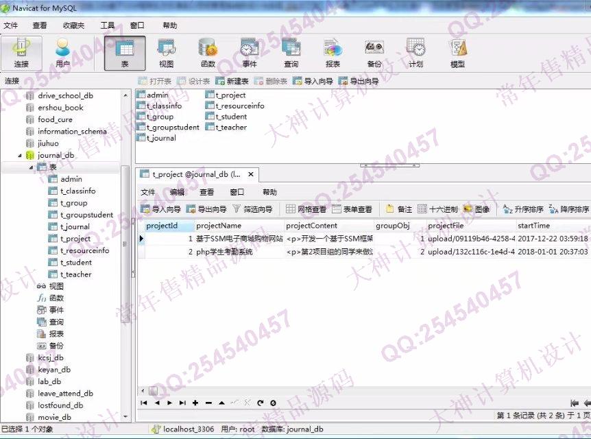 计算机源码设计实例-852大神JSP基于SSM实训项目管理任务作业批改系统截图