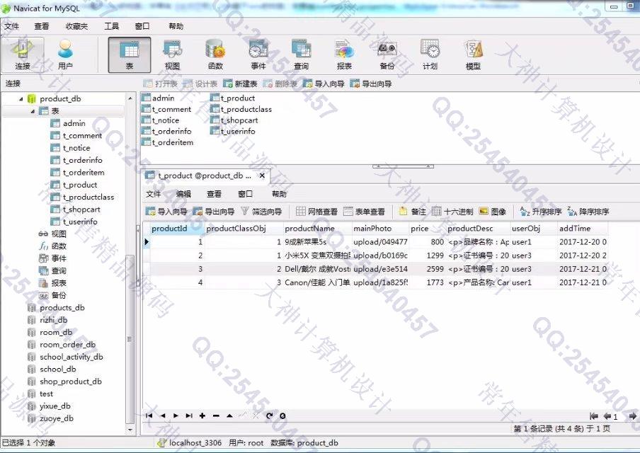 计算机源码设计实例-M030大神JSP基于SSM校园二手商城响应式网站设计截图